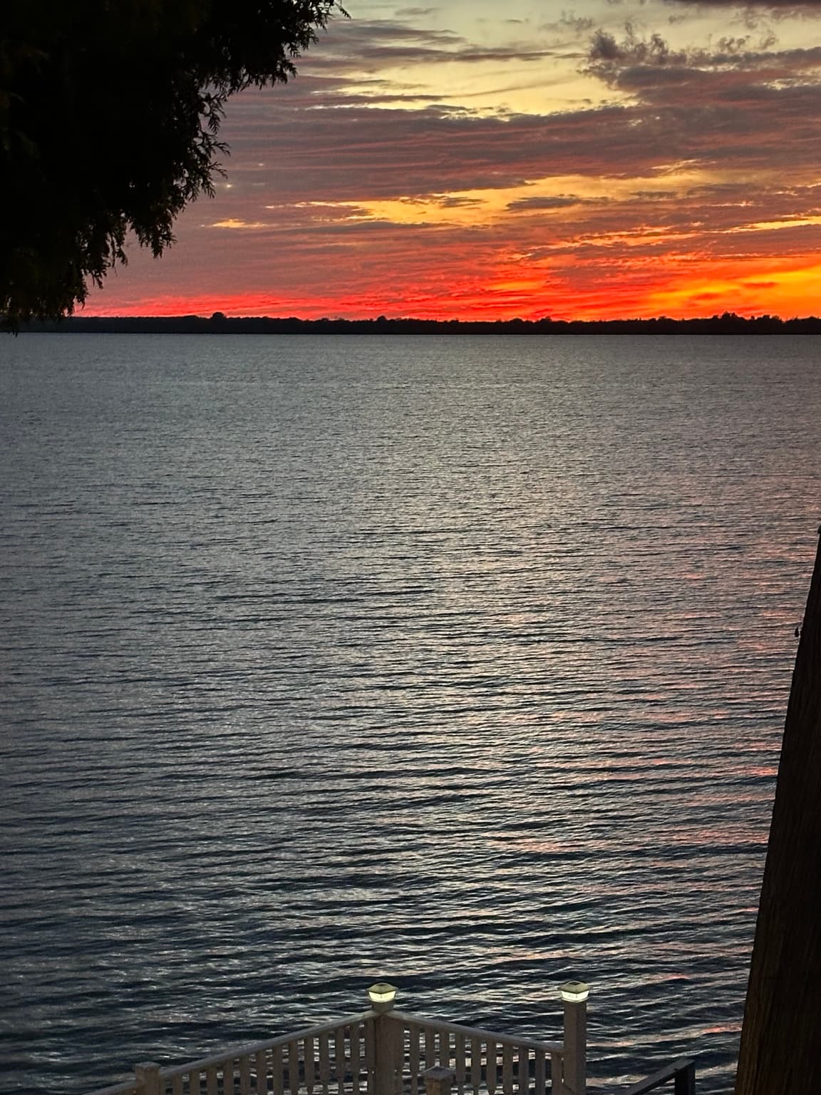 Vivid sunset over the water at Pillar Point Private Reserve